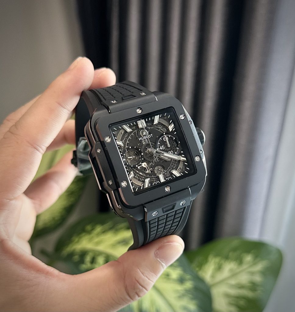 Hublot Square Bang Unico Black Ceramic Best Replica BBF Factory 42mm (6)