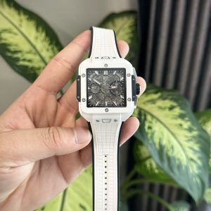 Hublot Square Bang Unico White Ceramic Best Replica BBF Factory 42mm