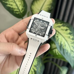 Hublot Square Bang Unico White Ceramic Best Replica BBF Factory 42mm