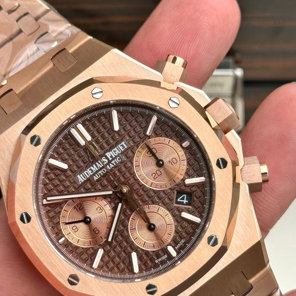 Audemars Piguet Royal Oak 26331OR Fake 11 Watch Brown Dial IP Factory 41mm (2)