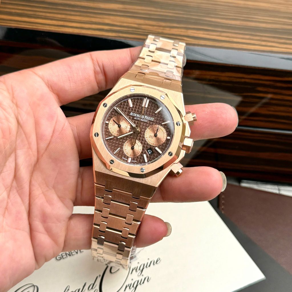 Audemars Piguet Royal Oak 26331OR Fake 11 Watch Brown Dial IP Factory 41mm (2)