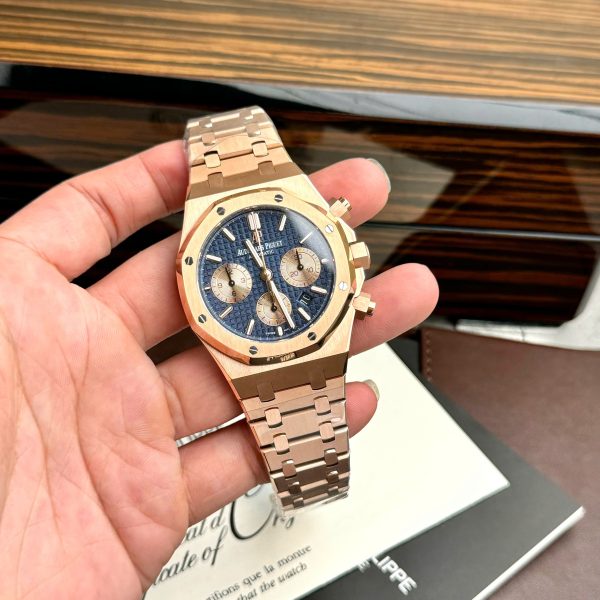 Audemars Piguet Royal Oak 26331OR Super Fake 11 Blue Dial IP Factory 41mm (2)