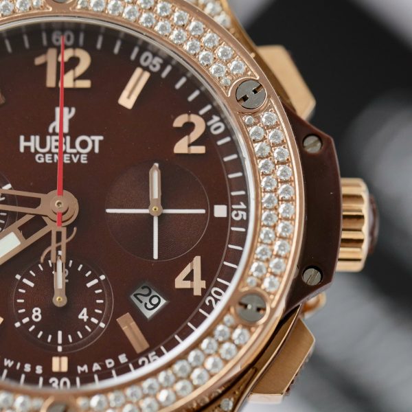 Hublot Big Bang King Gold Rep 11 Watch Custom Moissanite Diamonds Hong Kong 42mm (2)