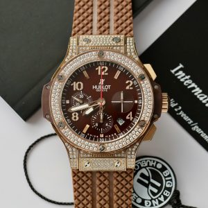 Hublot Big Bang King Gold Rep 11 Watch Custom Moissanite Diamonds Hong Kong 42mm (2)