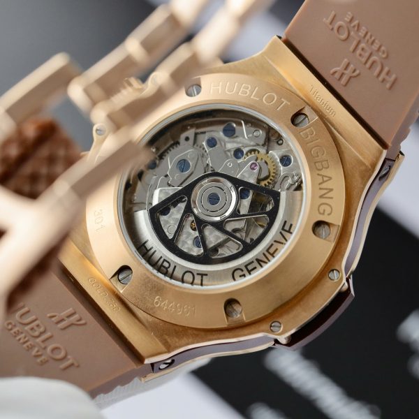 Hublot Big Bang King Gold Rep 11 Watch Custom Moissanite Diamonds Hong Kong 42mm (2)