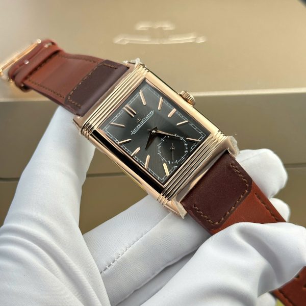 Jaeger LeCoultre Master Reverso Best Replica Watch Leather Strap MG Factory 30x40mm (2)