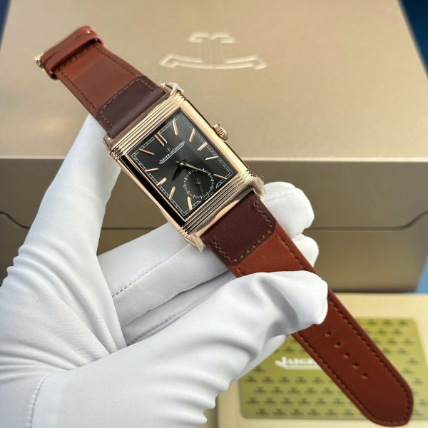 Jaeger LeCoultre Master Reverso Best Replica Watch Leather Strap MG Factory 30x40mm (2)