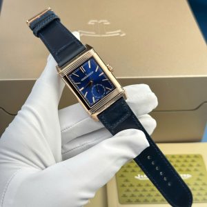 Jaeger LeCoultre Master Reverso Rep 11 Watch 2 Sides White And Blue MG Factory 30x40mm (2)