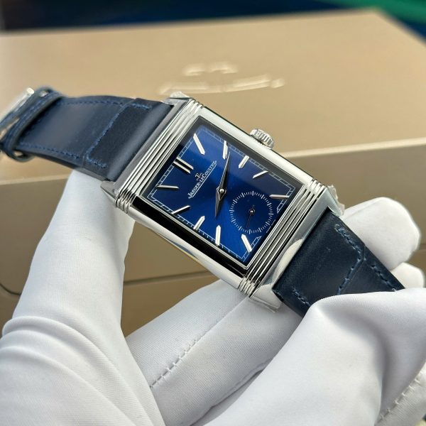 Jaeger LeCoultre Rep 11 Watch Master Reverso 2 Sides Blue And White MG Factory 30x40mm (2)