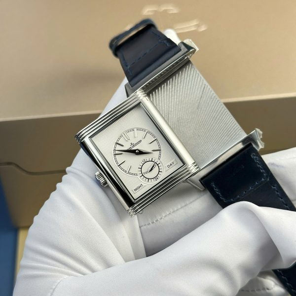 Jaeger LeCoultre Rep 11 Watch Master Reverso 2 Sides Blue And White MG Factory 30x40mm (2)