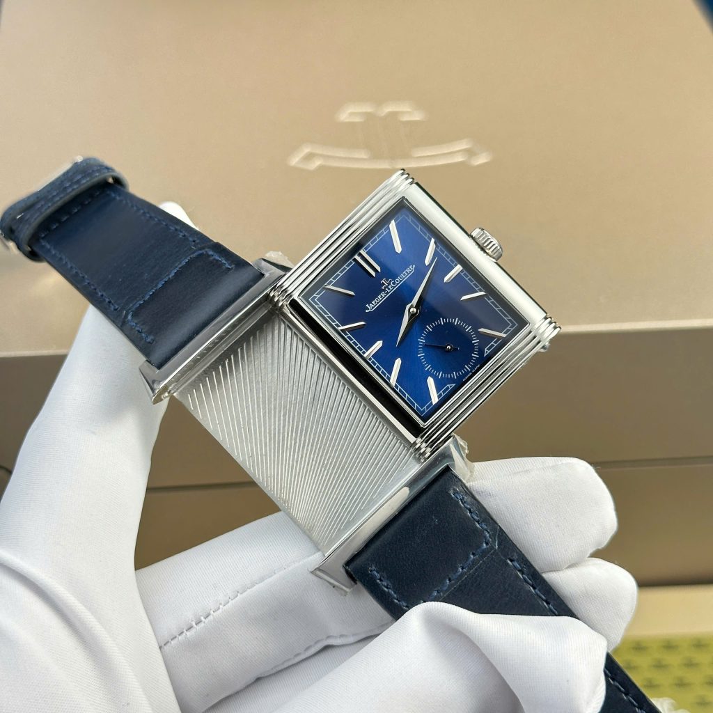 Jaeger LeCoultre Rep 11 Watch Master Reverso 2 Sides Blue And White MG Factory 30x40mm (2)