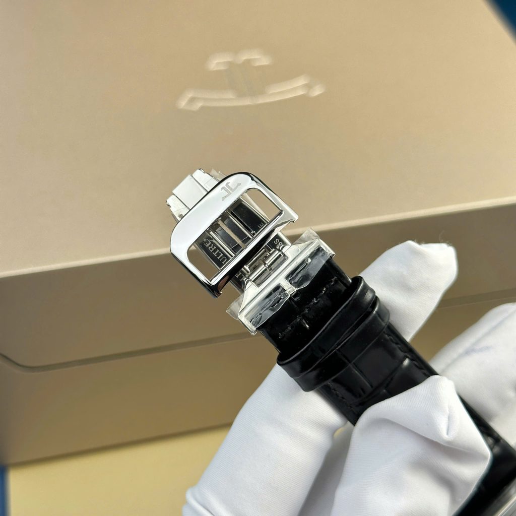 Jaeger LeCoultre Replica 11 Watch Master Reverso 2 Sides Black And White MGF 30x40mm (2)