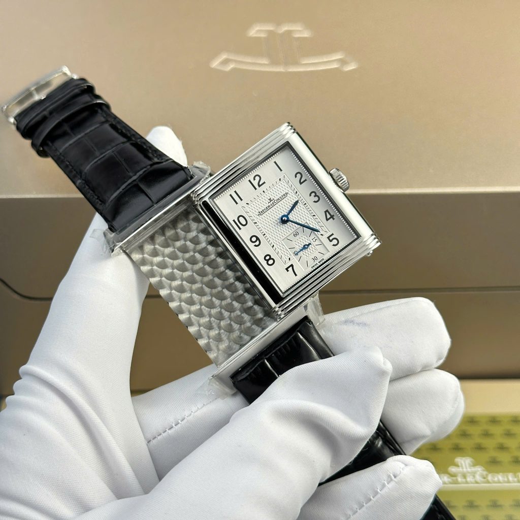 Jaeger LeCoultre Replica 11 Watch Master Reverso 2 Sides Black And White MGF 30x40mm (2)