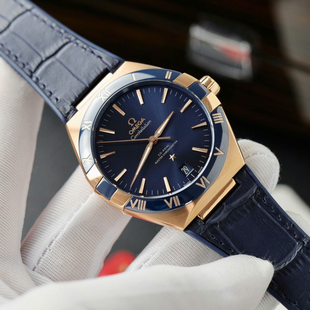 Omega Constellation Blue Best Replica Watch VS Factory 41mm (10)