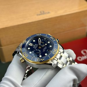 Omega Seamaster Diver 300M Chronograph Replica Watch Blue Dial N1 Factory 44mm (2)