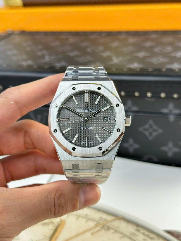 Audemars Piguet Replica Watches Royal Oak 15400ST Gray Dial APS Factory 41mm (2)