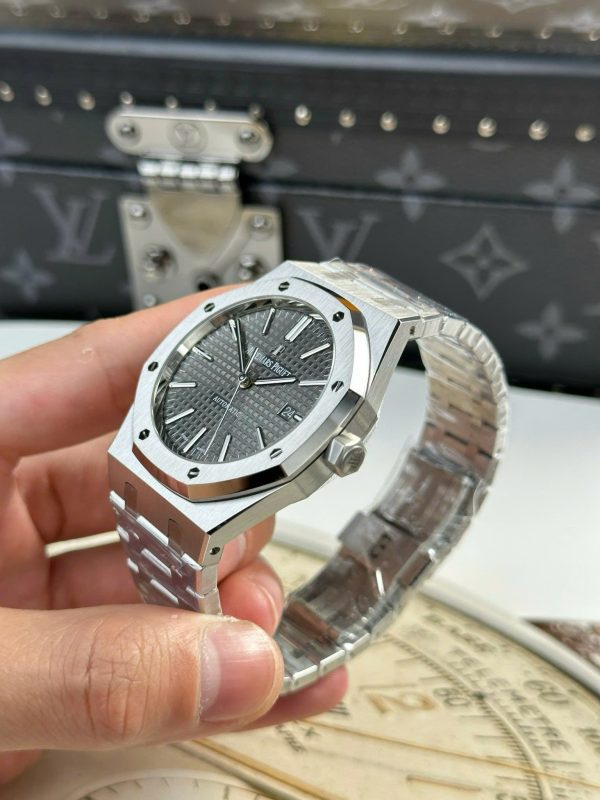 Audemars Piguet Replica Watches Royal Oak 15400ST Gray Dial APS Factory 41mm (2)