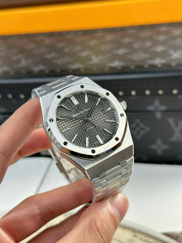 Audemars Piguet Replica Watches Royal Oak 15400ST Gray Dial APS Factory 41mm (2)