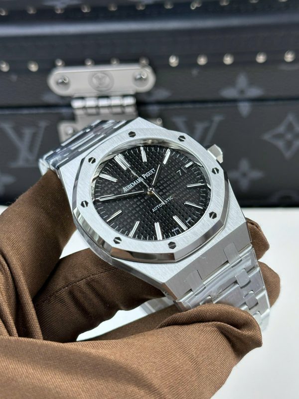 Audemars Piguet Royal Oak 15400ST Best Replica Watch Dial BLack APS Factory 41mm (3)