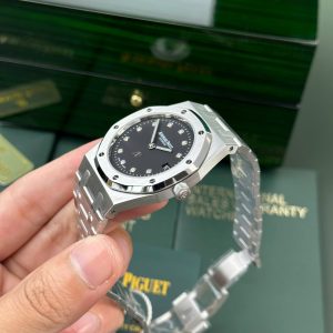 Audemars Piguet Royal Oak Jumbo Extra-Thin 15206PT Replica Watch Black Dial IP Factory 39mm (2)