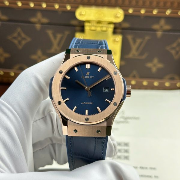 Hublot Classic Fusion King Glod Replica 11 Watch Dial Blue JJF Factory 42mm (2)