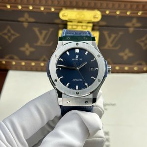 Hublot Replica Watch Classic Fusion Titanium Dial Blue JJF Factory 42mm (2)