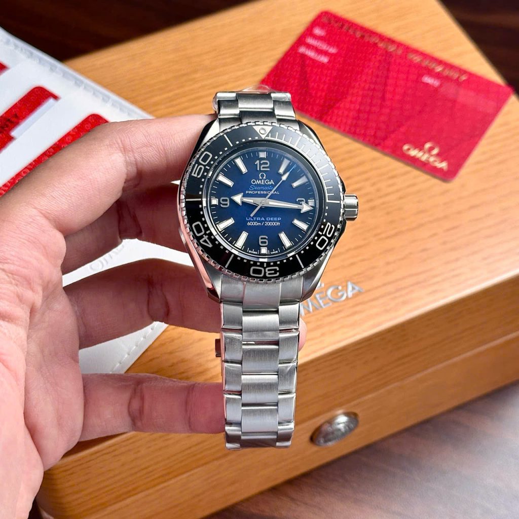 Omega Seamaster Planet Ocean 6000M Ultra Deep Replica 11 Watches Blue Dial VSF 45 (2)