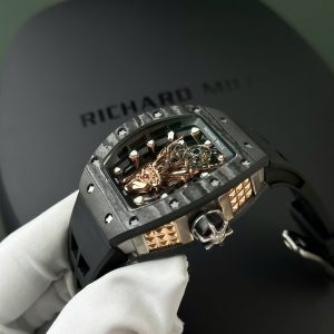 Richard Mille RM66 Flying Tourbillon Carbon Best Replica Watch Rubber Strap 42.7×49 (2)