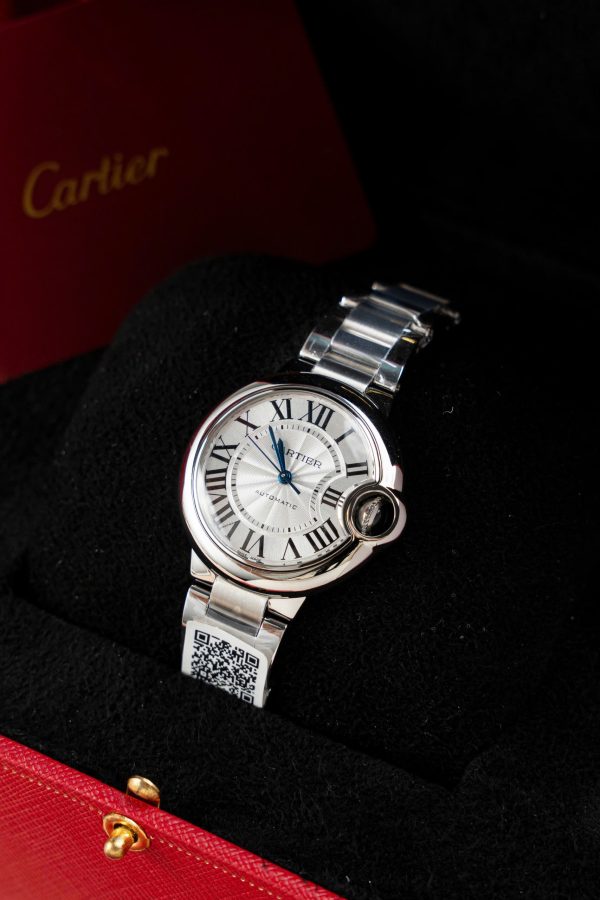 Cartier Ballon Bleu W6920046 Metal strap Replica Watch Best Quality AF Factory 36mm