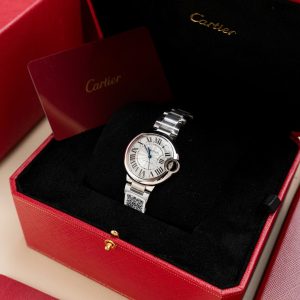 Cartier Ballon Bleu W6920046 Metal strap Replica Watch Best Quality AF Factory 36mm