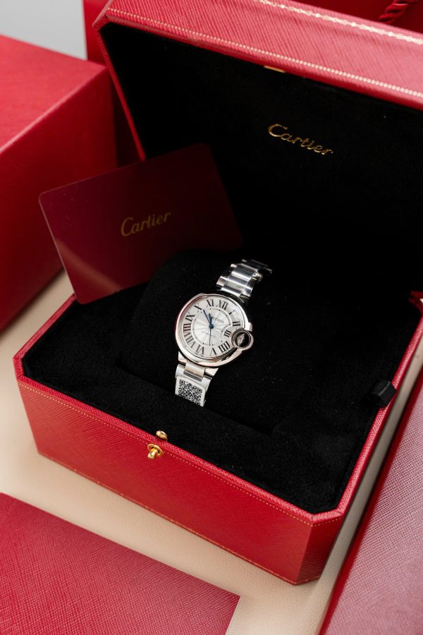 Cartier Ballon Bleu W6920046 Metal strap Replica Watch Best Quality AF Factory 36mm