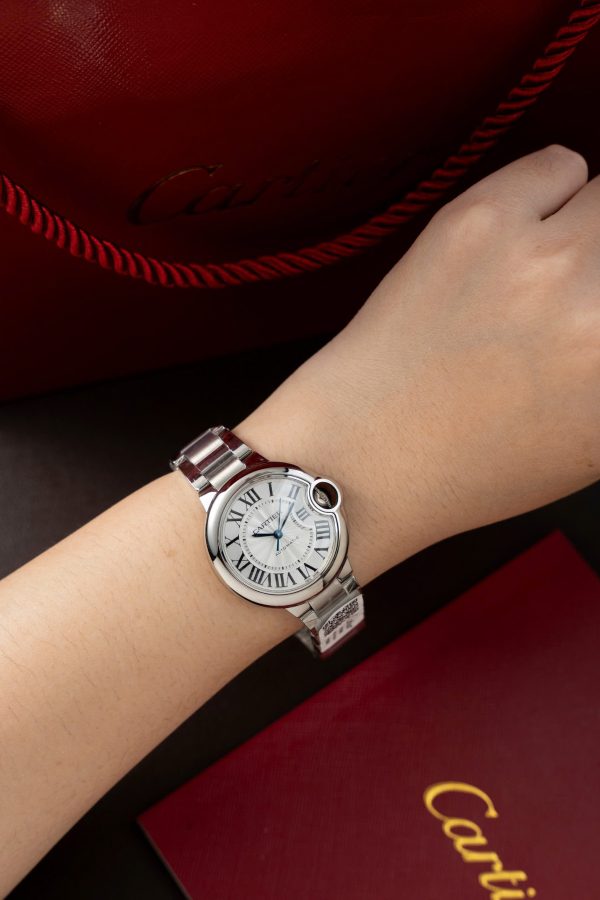 Cartier Ballon Bleu W6920046 Metal strap Replica Watch Best Quality AF Factory 36mm