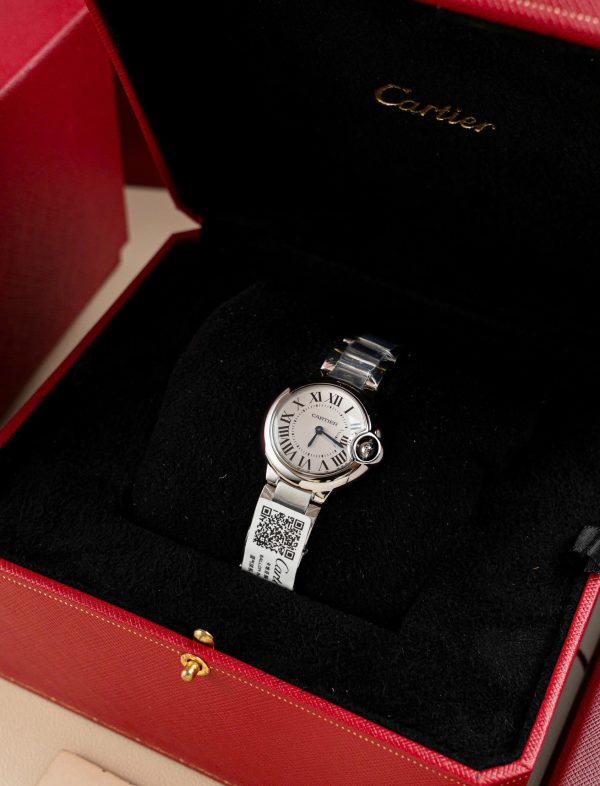 Cartier Ballon Bleu Women’s W69010Z4 Replica Watch AF Factory 28mm