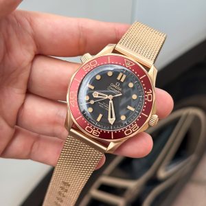 Omega Seamaster Diver 300M Bronze Gold Replica Watch Best Quality Factory VS 42mm