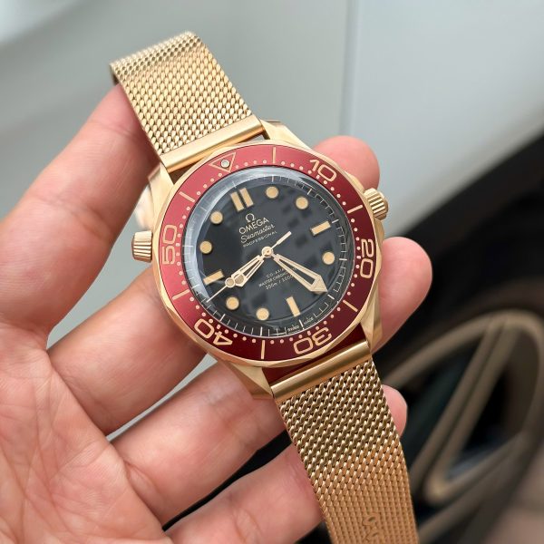 Omega Seamaster Diver 300M Bronze Gold Replica Watch Best Quality Factory VS 42mm