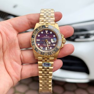 Rolex 11 GMT-Master II 126718GRNR Replica Watch Tiger Eye Stone Face Factory THB 40mm