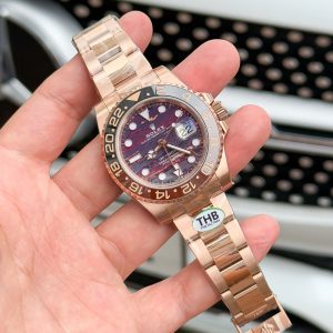 Rolex GMT-Master II 126715CHNR Replica 1:1 Watch Rose Gold THB Factory 40mm