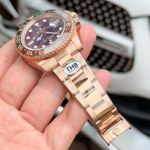 Rolex GMT-Master II 126715CHNR Replica 1:1 Watch Rose Gold THB Factory 40mm