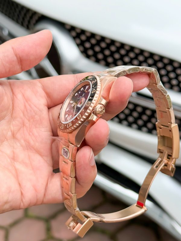Rolex GMT-Master II 126715CHNR Replica 1:1 Watch Rose Gold THB Factory 40mm