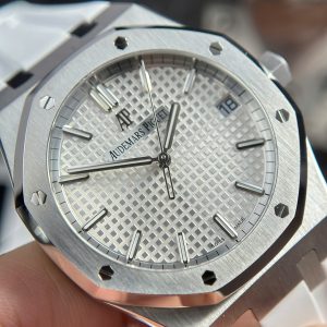 Audemars Piguet Replica Watches Royal Oak 15500ST White Dial Rubber Strap APS 41mm (2)