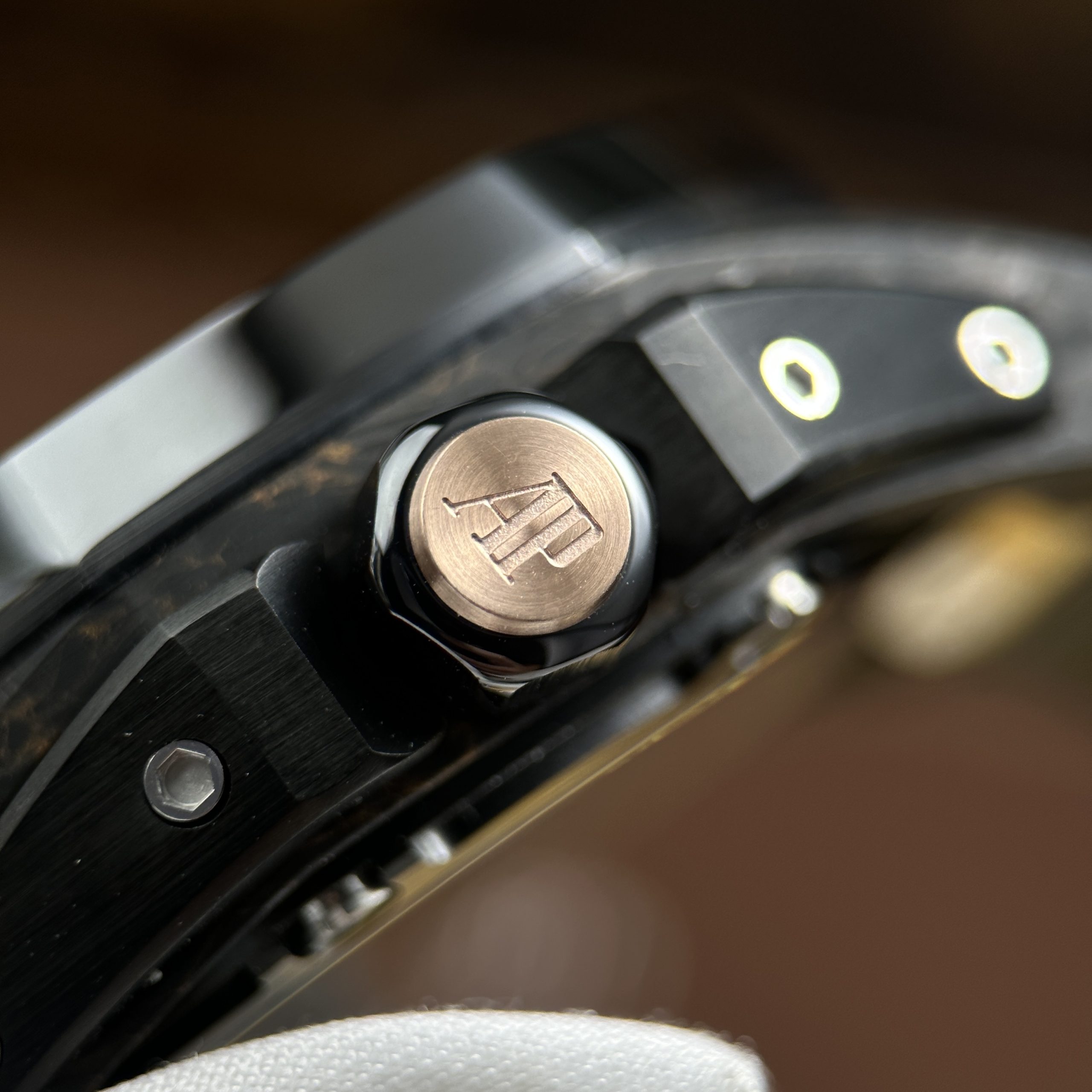 Audemars Piguet Royal Oak Flying Tourbillon UAE Version Imitation Watch Carbon CFT Case Black Rubber Strap 42mm (8)