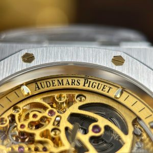 Audemars Piguet Royal Oak Openworked 15407 Replica Watch Gold Dial THB Factory 41mm (1)