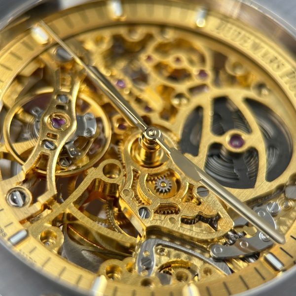Audemars Piguet Royal Oak Openworked 15407 Replica Watch Gold Dial THB Factory 41mm (1)
