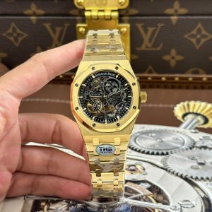 Audemars Piguet Royal Oak Openworked15407 Rep 1 1 Yellow Gold THB Factory 41mm (1)