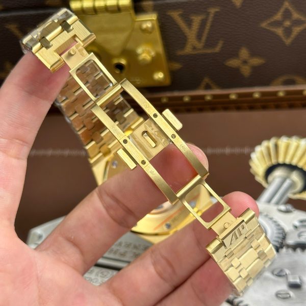 Audemars Piguet Royal Oak Openworked15407 Rep 1 1 Yellow Gold THB Factory 41mm (1)