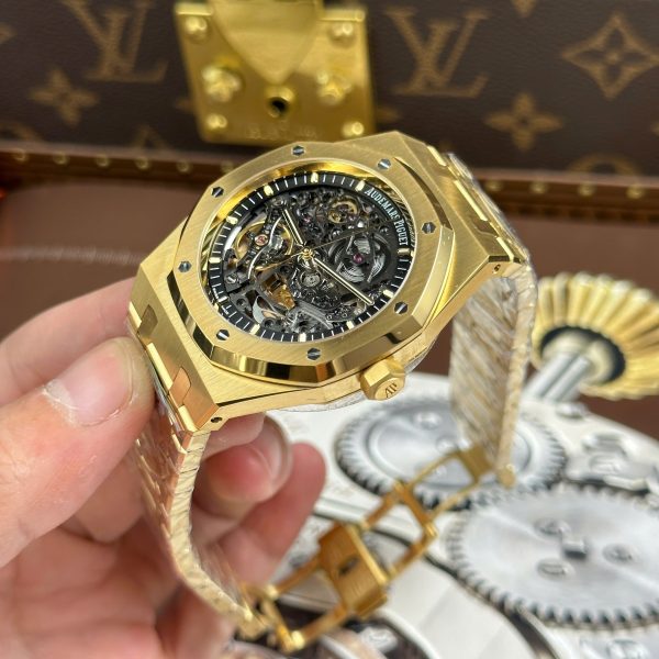 Audemars Piguet Royal Oak Openworked15407 Rep 1 1 Yellow Gold THB Factory 41mm (1)