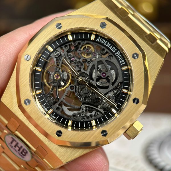 Audemars Piguet Royal Oak Openworked15407 Rep 1 1 Yellow Gold THB Factory 41mm (1)
