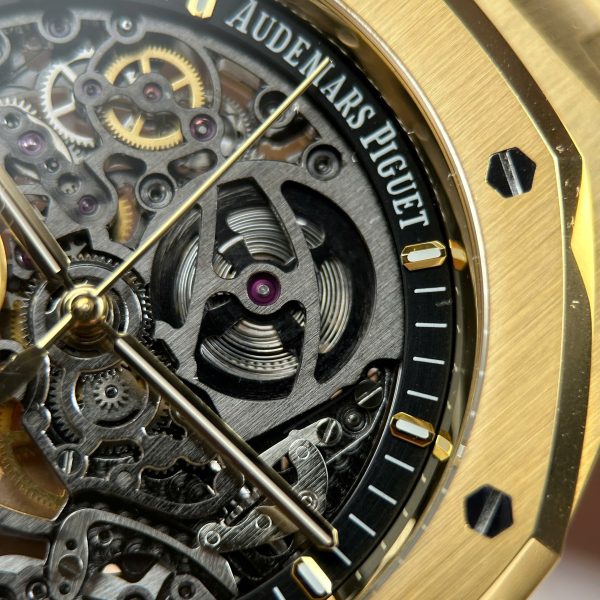 Audemars Piguet Royal Oak Openworked15407 Rep 1 1 Yellow Gold THB Factory 41mm (1)
