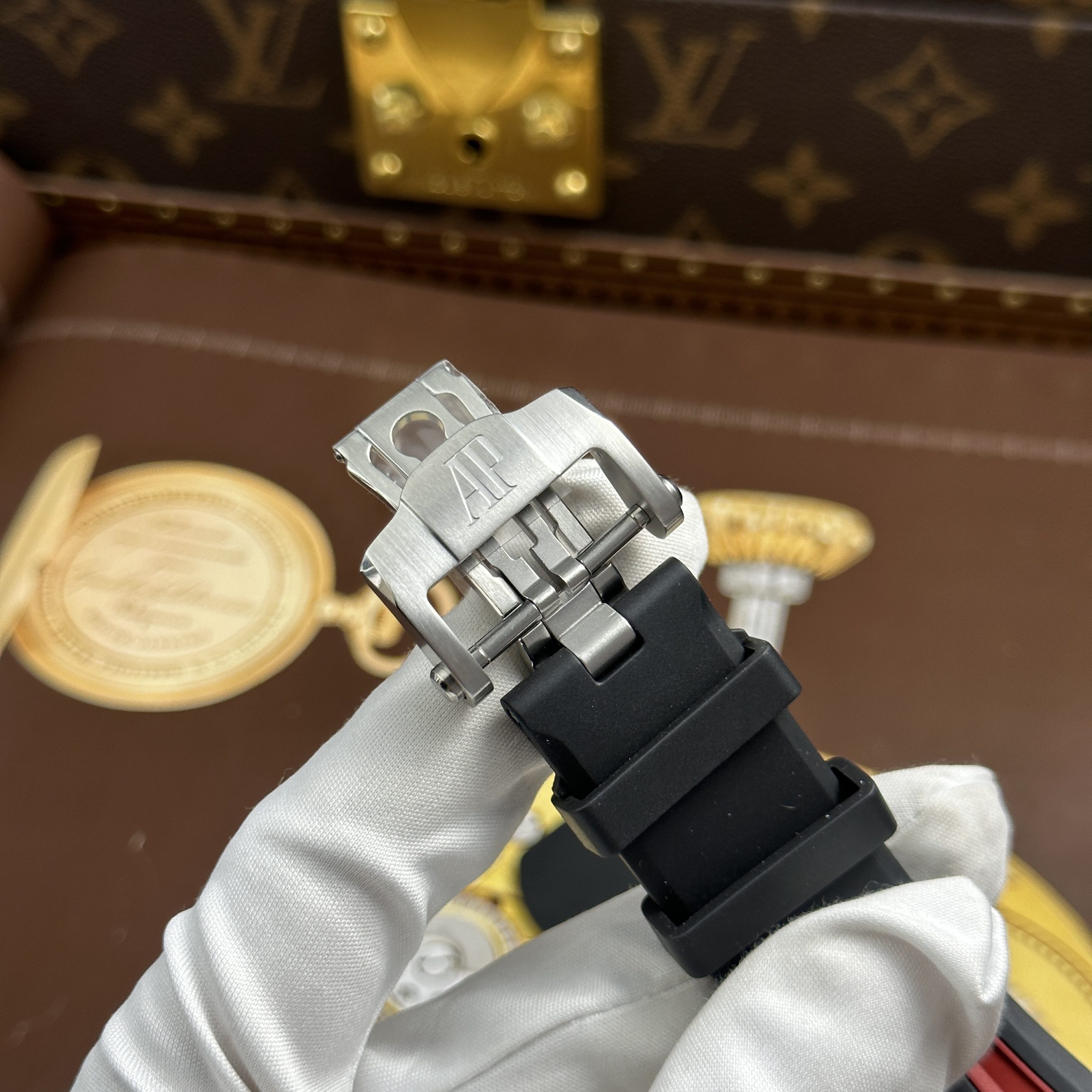 Audemars Piguet Royal Oak Spider-Man Tourbillon Luxury Imitation Watch Titanium Case One Click Strap 42mm (2)