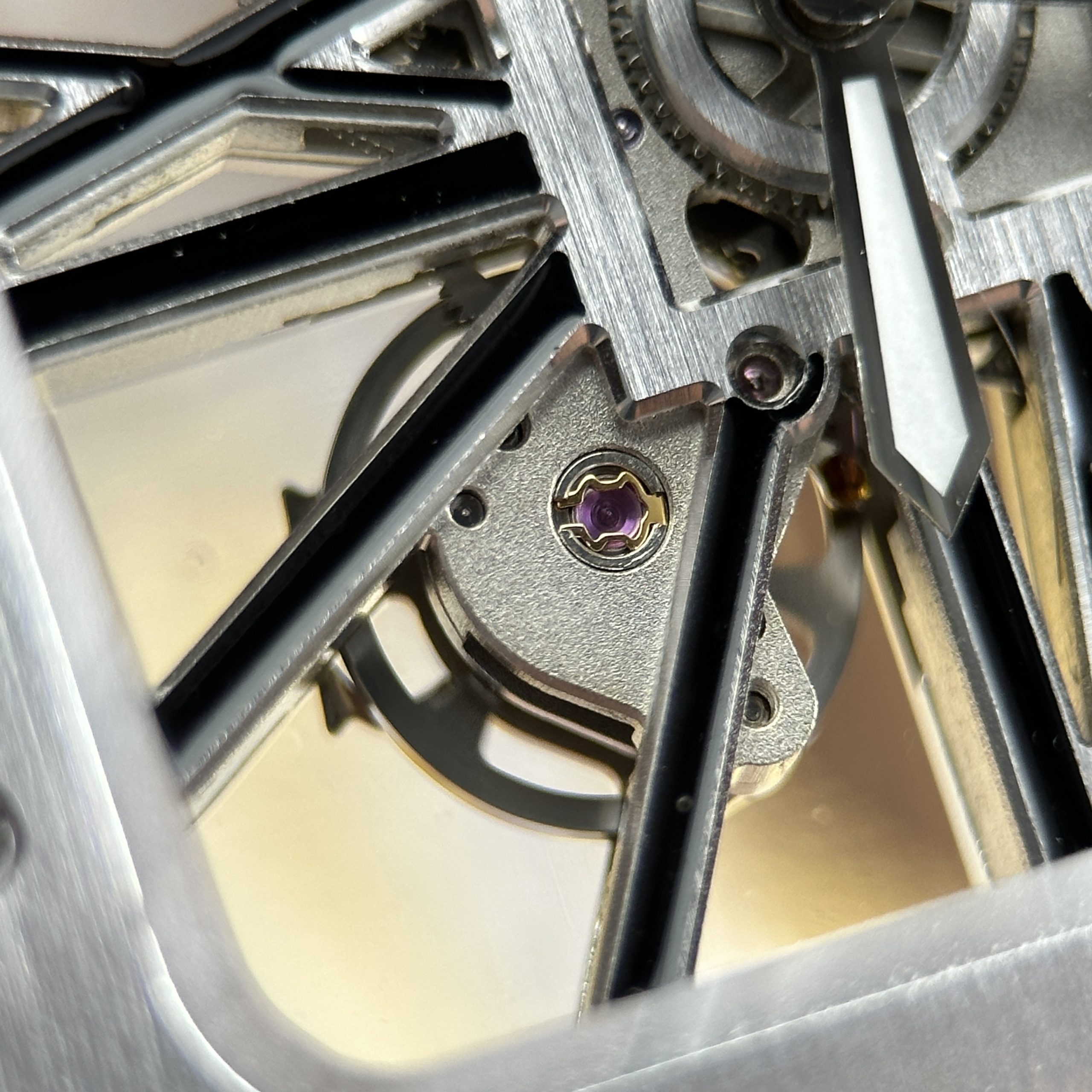 Cartier Santos Best Replica Watch Skeleton Dial Black Hours Stainless Steel 39 (14)